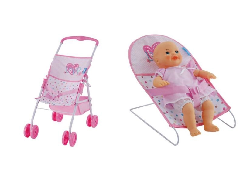 E-shop Hauck Látková stolička srdiečka