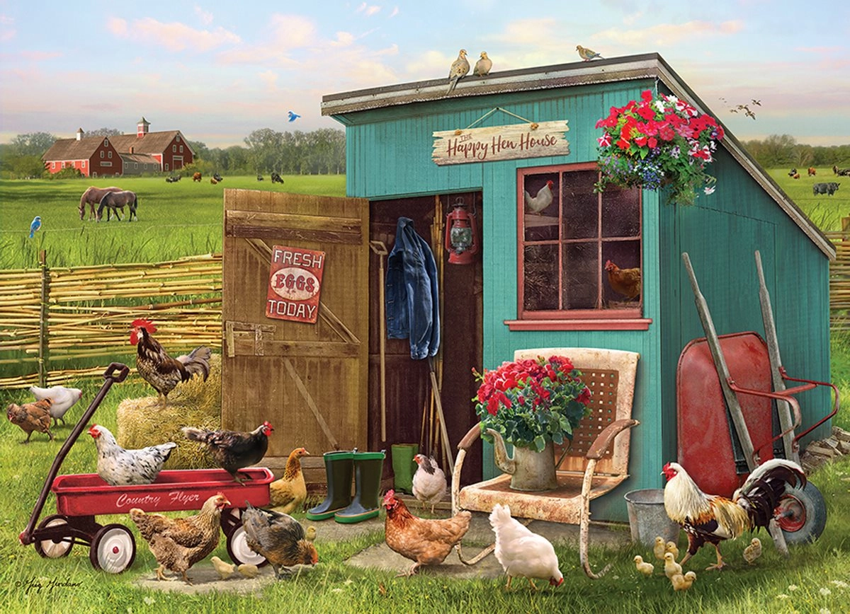E-shop Cobble Hill The Happy Hen House 1000 dielov