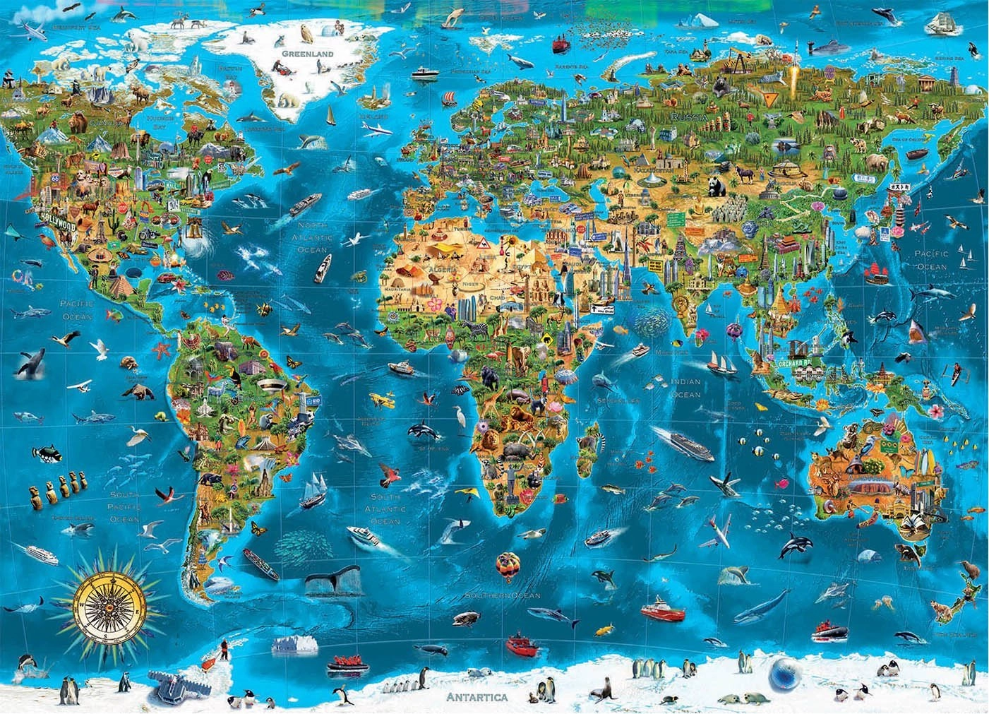 E-shop EDUCA Puzzle Zázraky sveta 12000 dielikov
