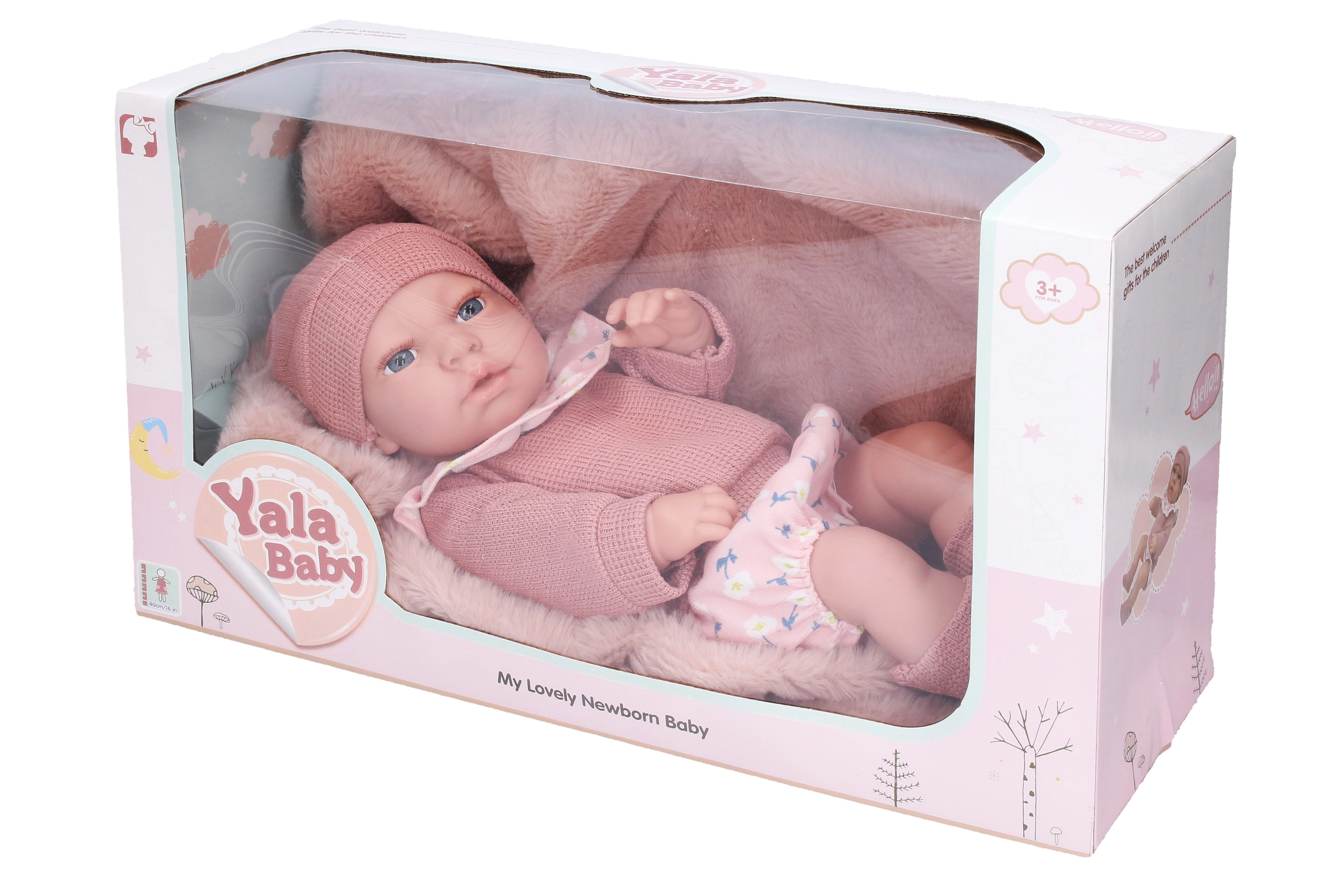 Bábika s dekou 40 cm - 1 kus