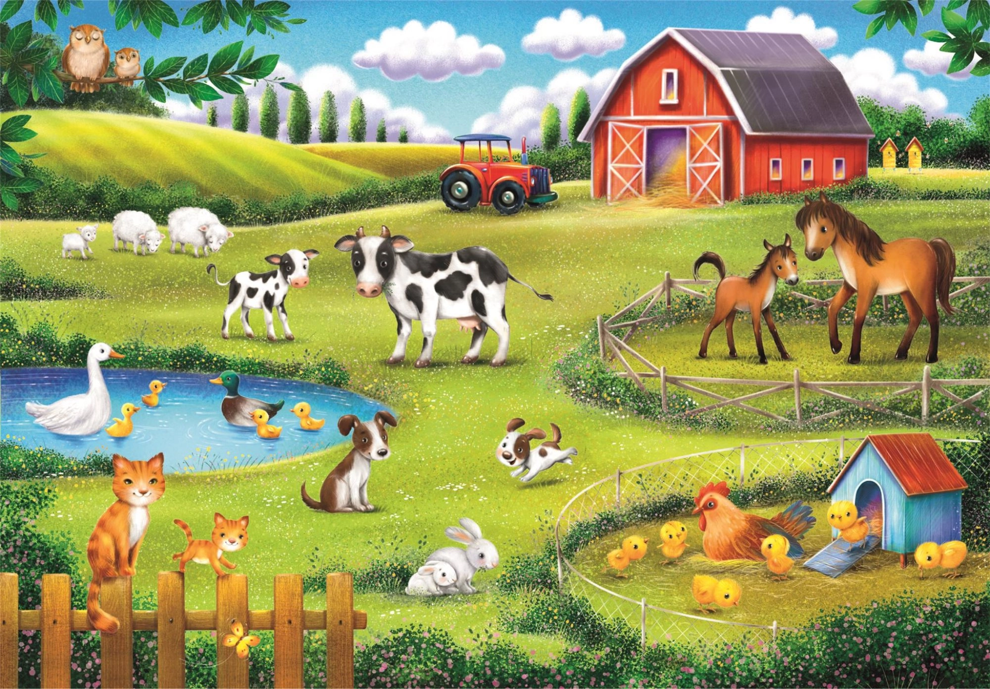 E-shop Puzzle CLEMENTONI zvieracia farma 30 dielikov