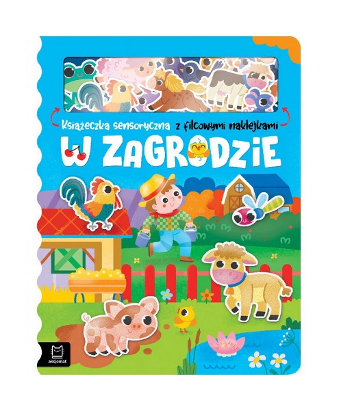 E-shop Na farme – zmyslová knižka s filcovými samolepkami