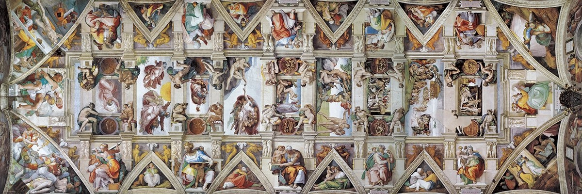 E-shop Panoramatické puzzle Strop Sixtínskej kaplnky 1000 dielikov EUROGRAPHICS
