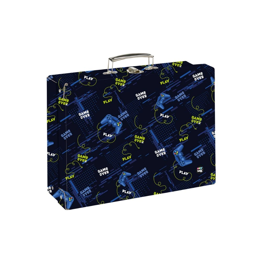 Kufrík A4 OXY NEXT Gamer – lamino detský kufor s držadlom