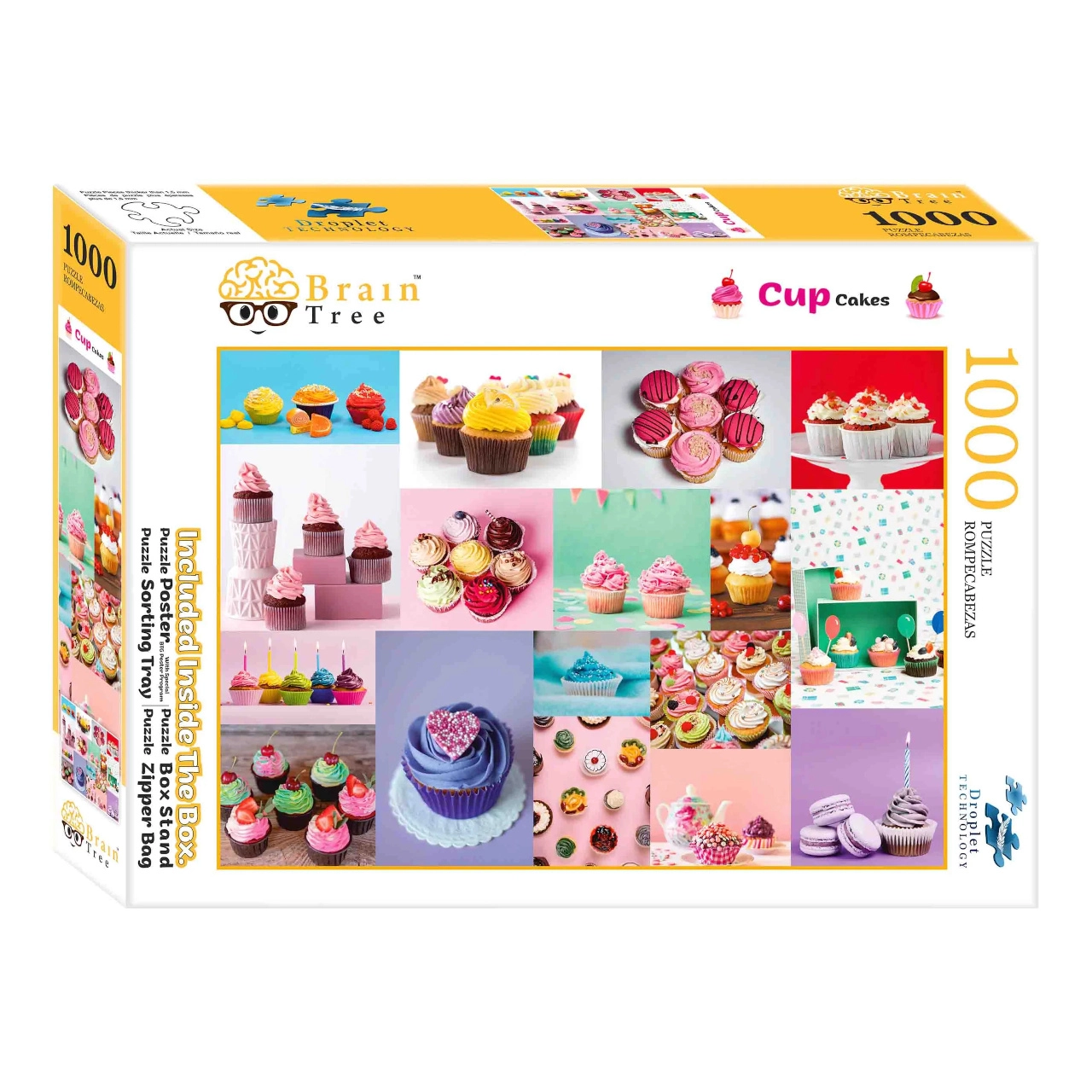 E-shop Brain Tree Dortíky Cupcakes 1000 dielov