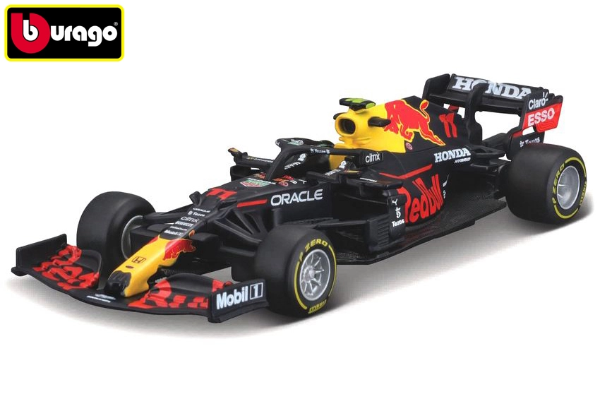 E-shop Bburago 2020 RACE F1 červenáBull Racing RB16B 2021 11 Sergio Pérez with helmet hard case BB38056nr11 1:43