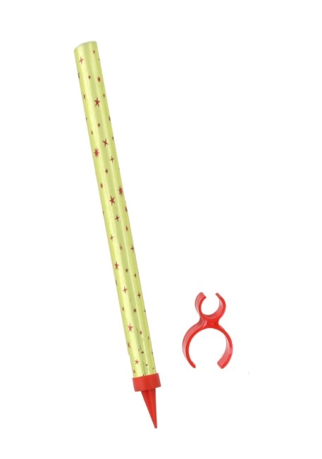 E-shop Zlatá párty fontána s držiakom na fľašu 70 sekúnd 25 cm