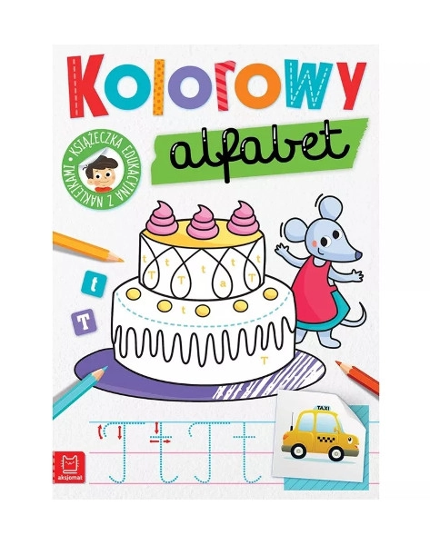 E-shop Kolorowy alfabet Edukacyjna książeczka z naklejkami