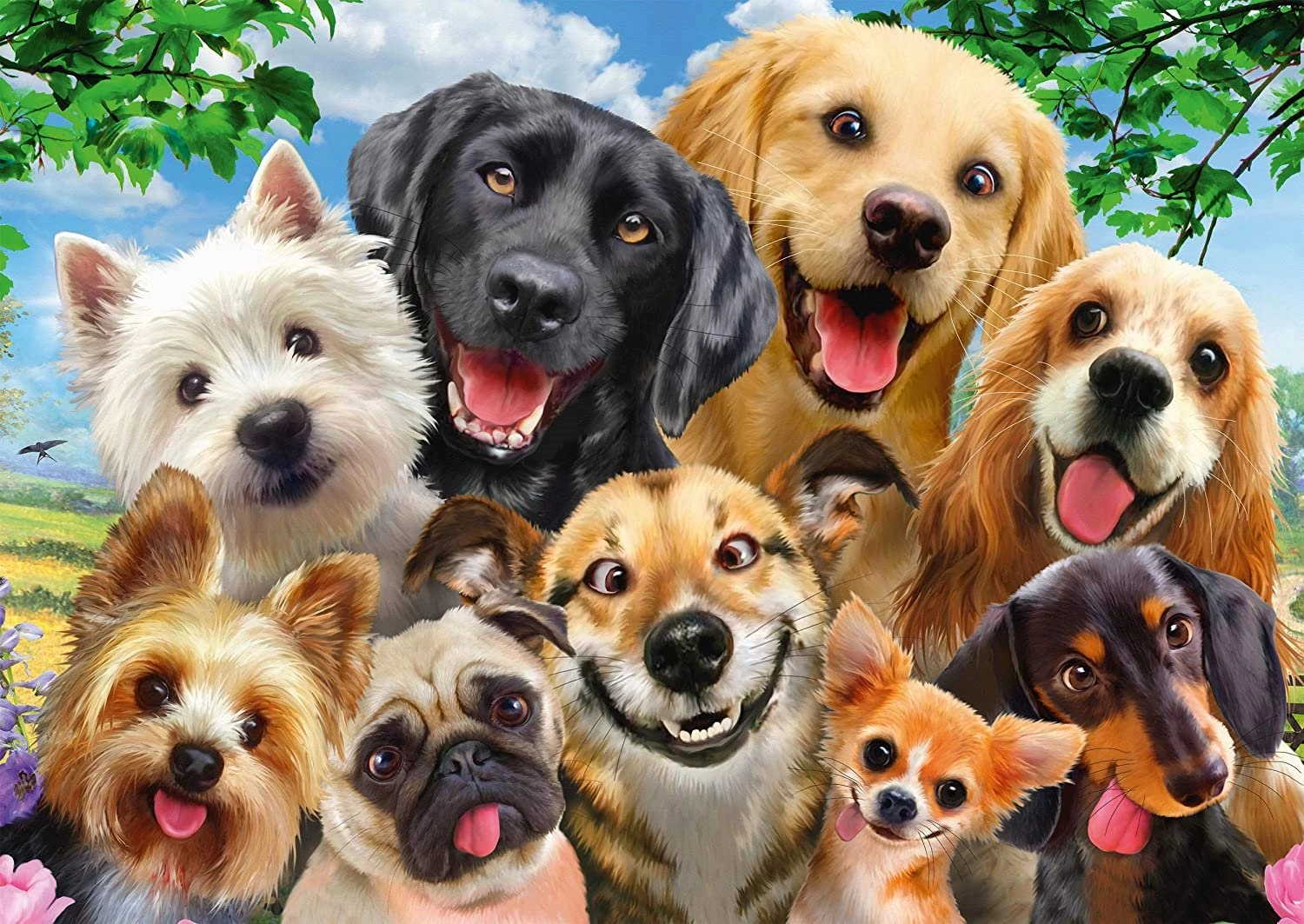 E-shop Schmidt Psí selfie 500 dielov