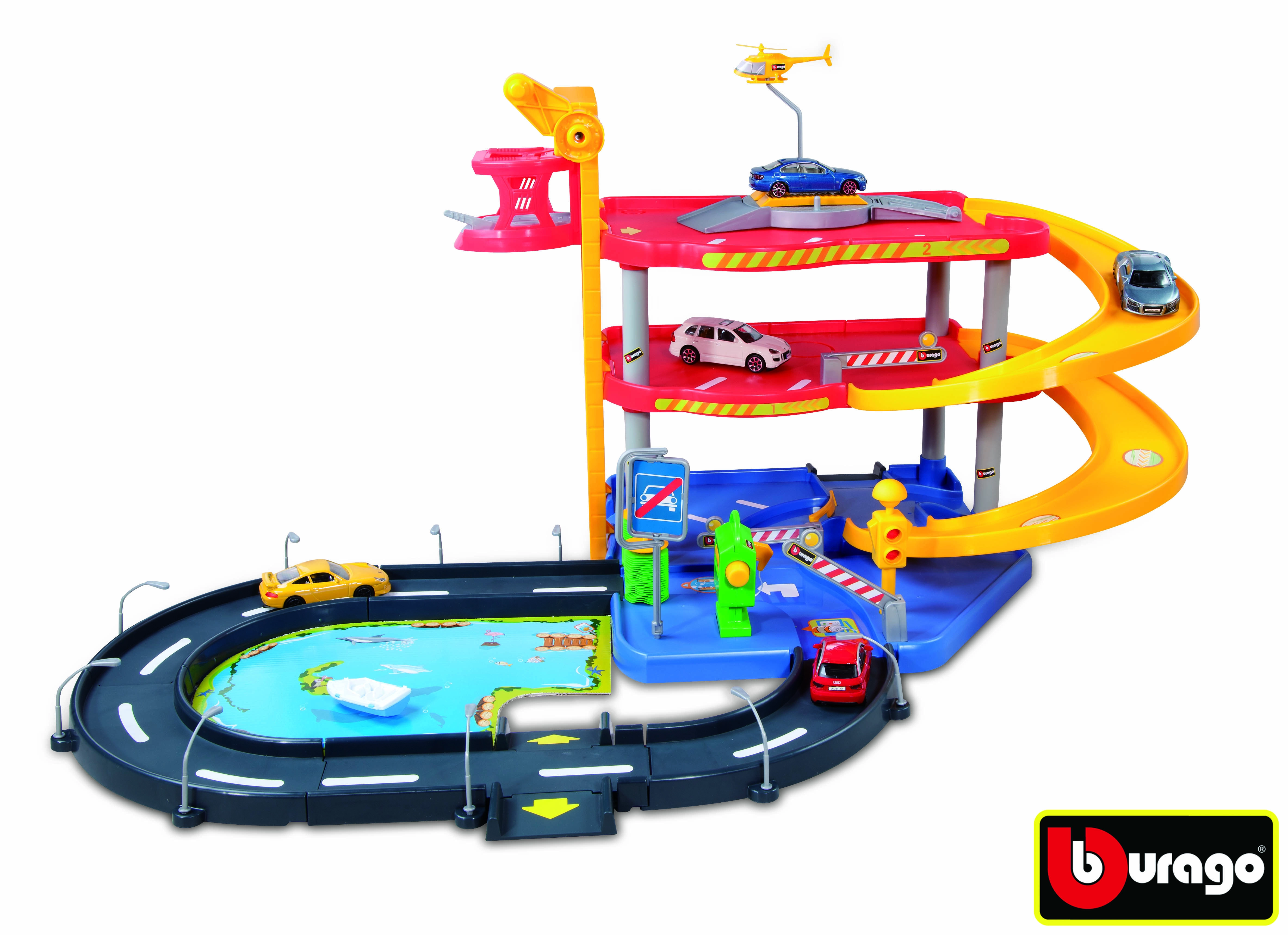 E-shop Bburago Garáž A Parking Playset
