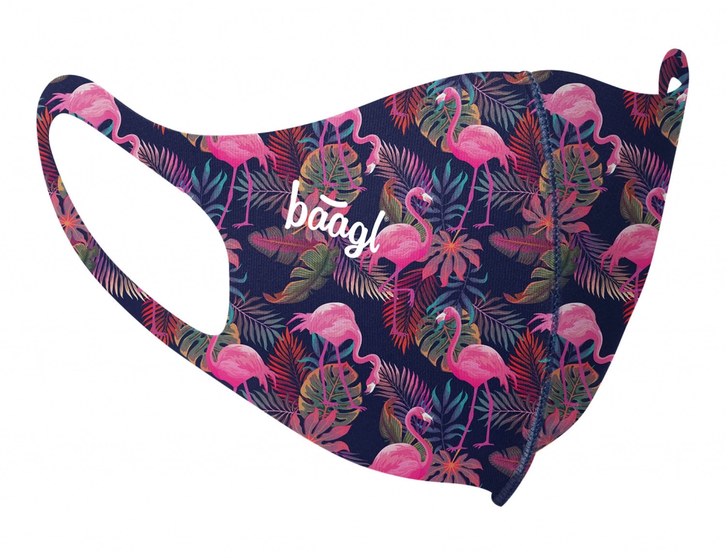 E-shop Baagl Antibakteriálne rúška pre deti Flamingo