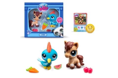 Littlest Pet Shop – sada 2 figúrok s doplnkami, séria 1
