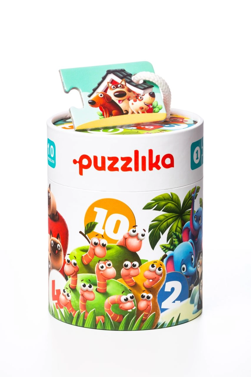 E-shop Puzzlika priatelia – moje prvé číselné puzzle 1–10, 20 dielikov