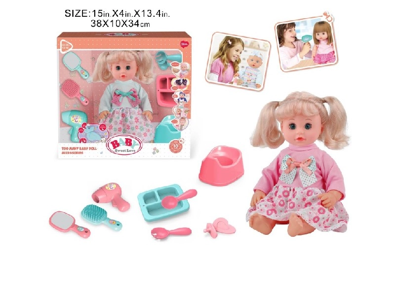 E-shop Baby Sweet Love interaktívne bábätko s nočníkom a príslušenstvom