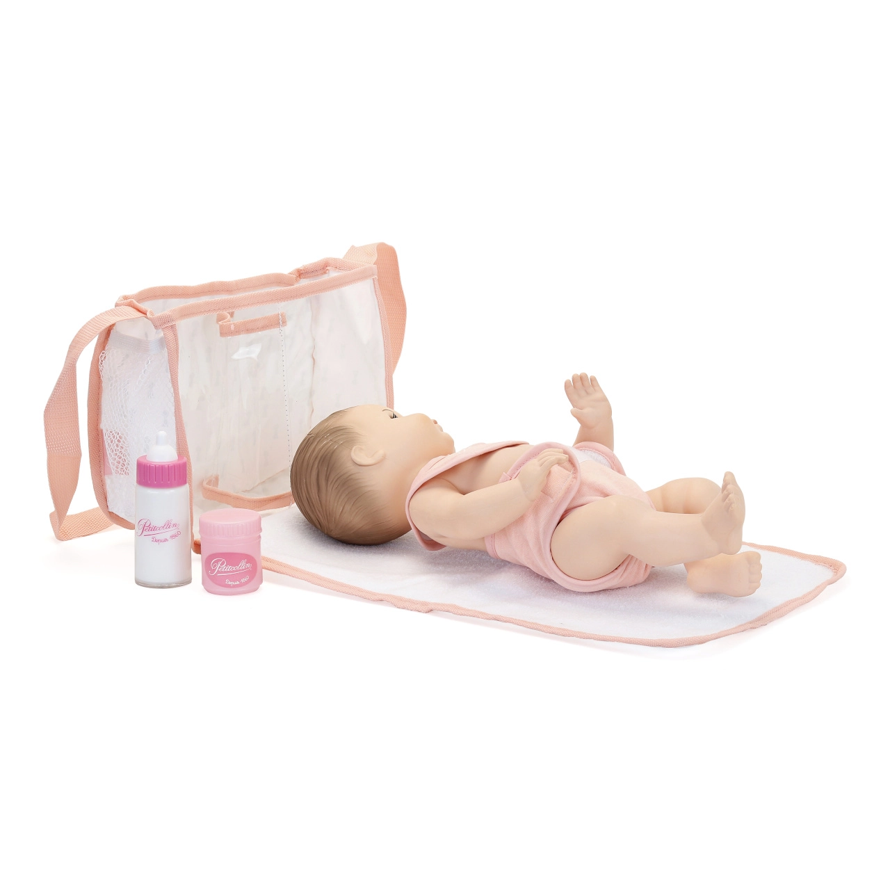 E-shop Petitcollin prebaľovací set pre bábiky s taštičkou 2v1