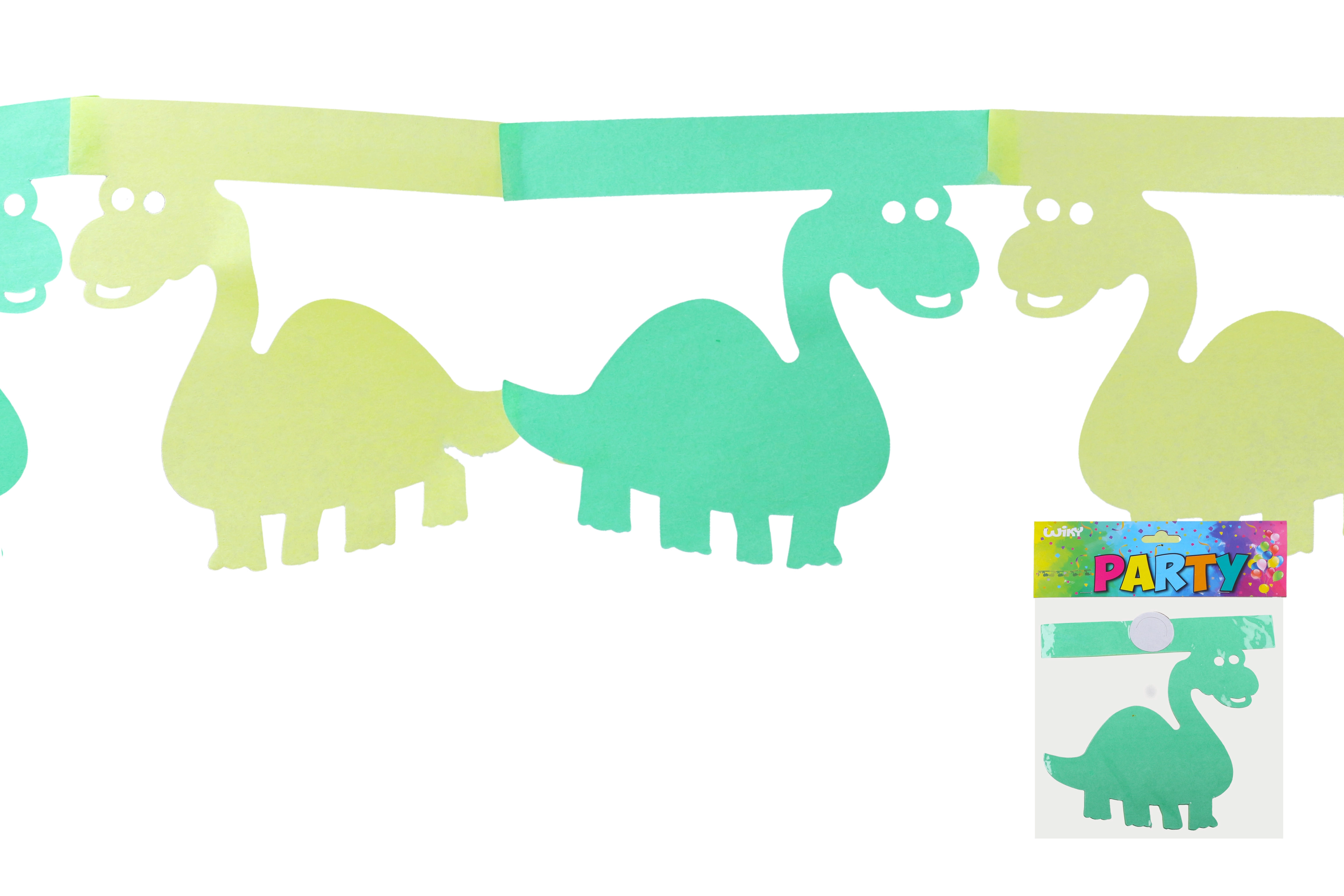 E-shop Girlanda zelená 3 m Dinosaurus