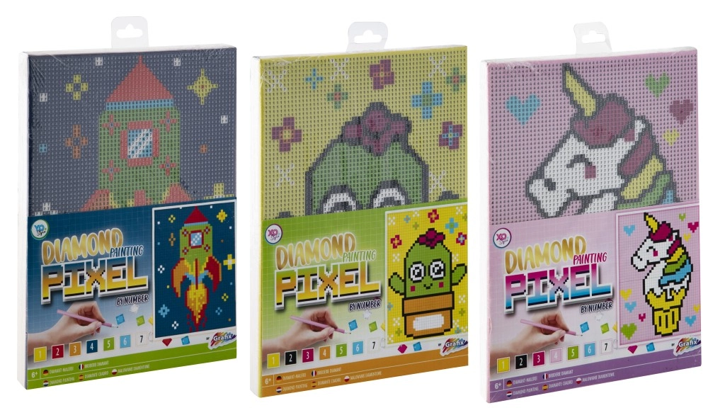 E-shop Grafix Diamantové maľovanie Jednorožec 15 x 20 cm na plátně