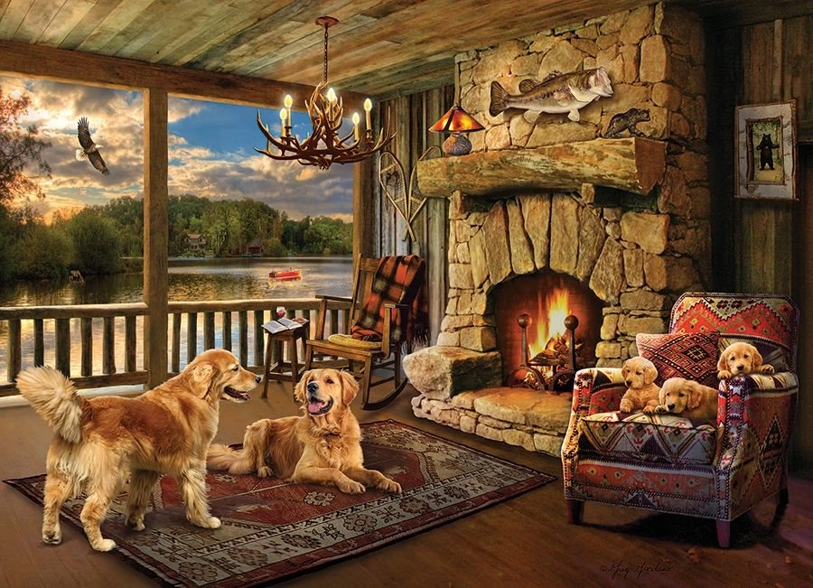 E-shop Cobble Hill Lakeside Cabin 1000 dielov