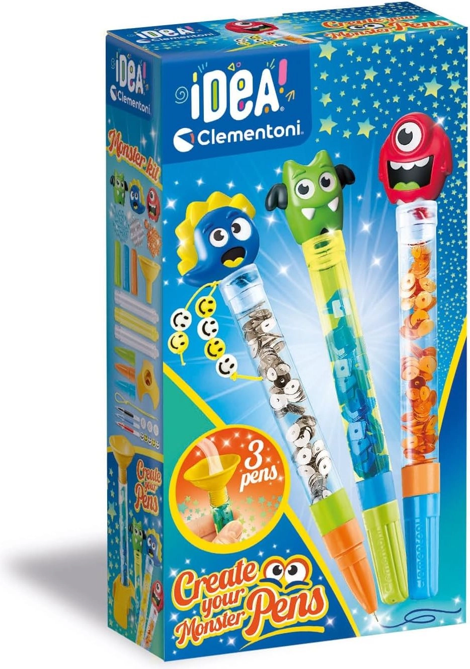 E-shop Clementoni Vytvor si svoje perá strašidlá