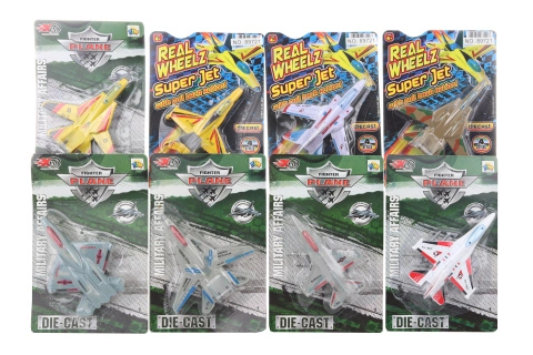 Kovové lietadlo 12 cm