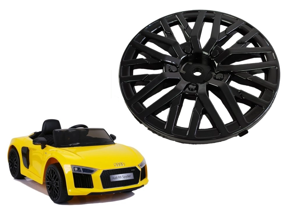 E-shop Kryt kolesa pre elektrické autíčko AUDI R8, čierny