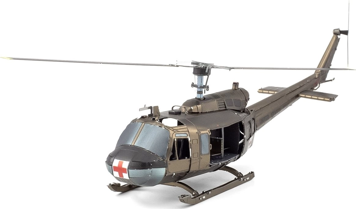 E-shop Metal Earth Luxusná oceľová stavebnica Helikoptéra UH1 Huey