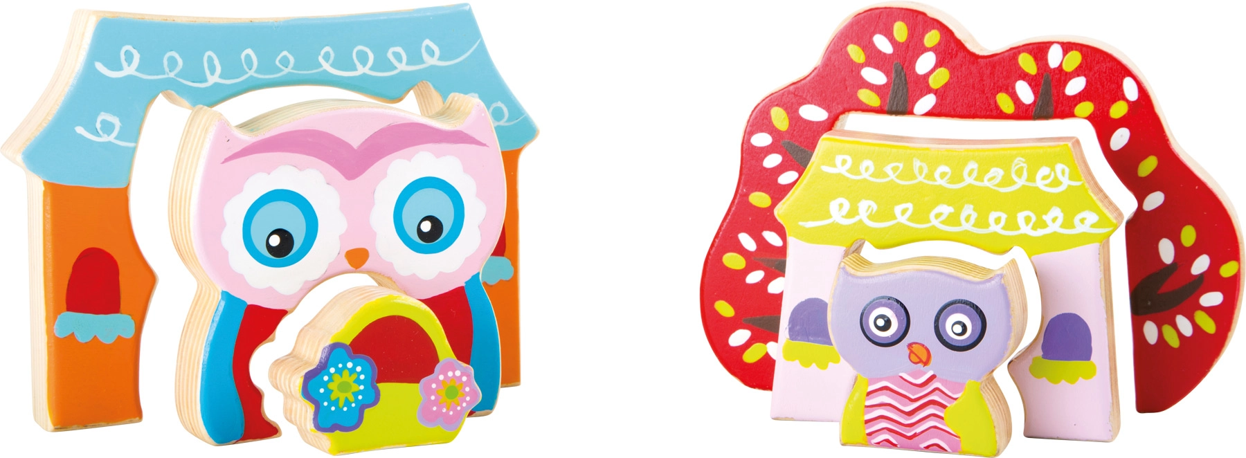 E-shop Small Foot 3D puzzle sovičky v domečku