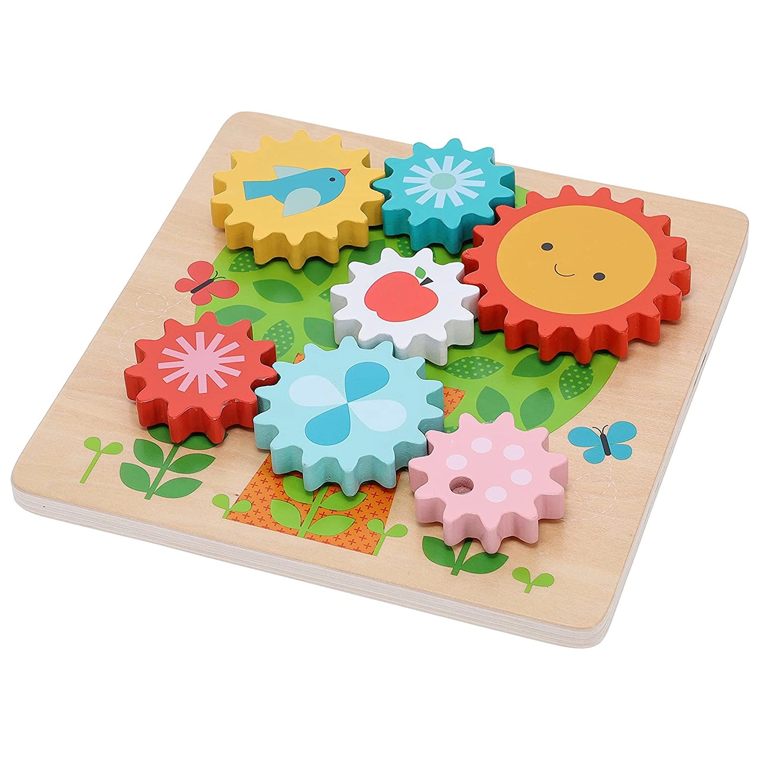 E-shop Petit Collage Puzzle ozubené kolieska stromček