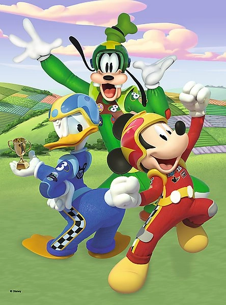 Trefl Mickey Mouse Závodníci 20 dielov