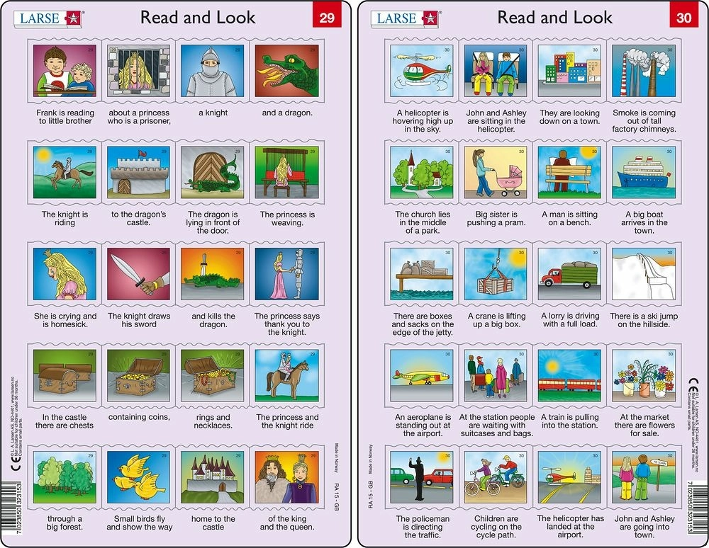 E-shop Puzzle angličtina – dlhšie vety, 20 dielikov