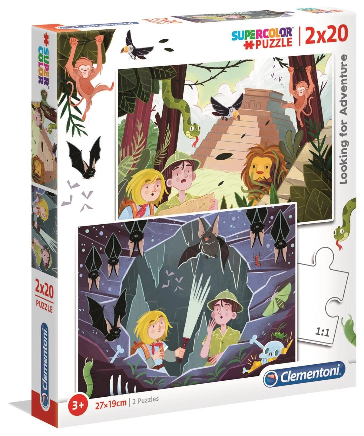 Clementoni puzzle dobrodružstvá