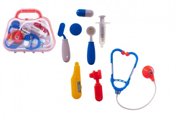E-shop Teddies aada doktor plast v plastovom kufríku 23x19x6cm v sáčku