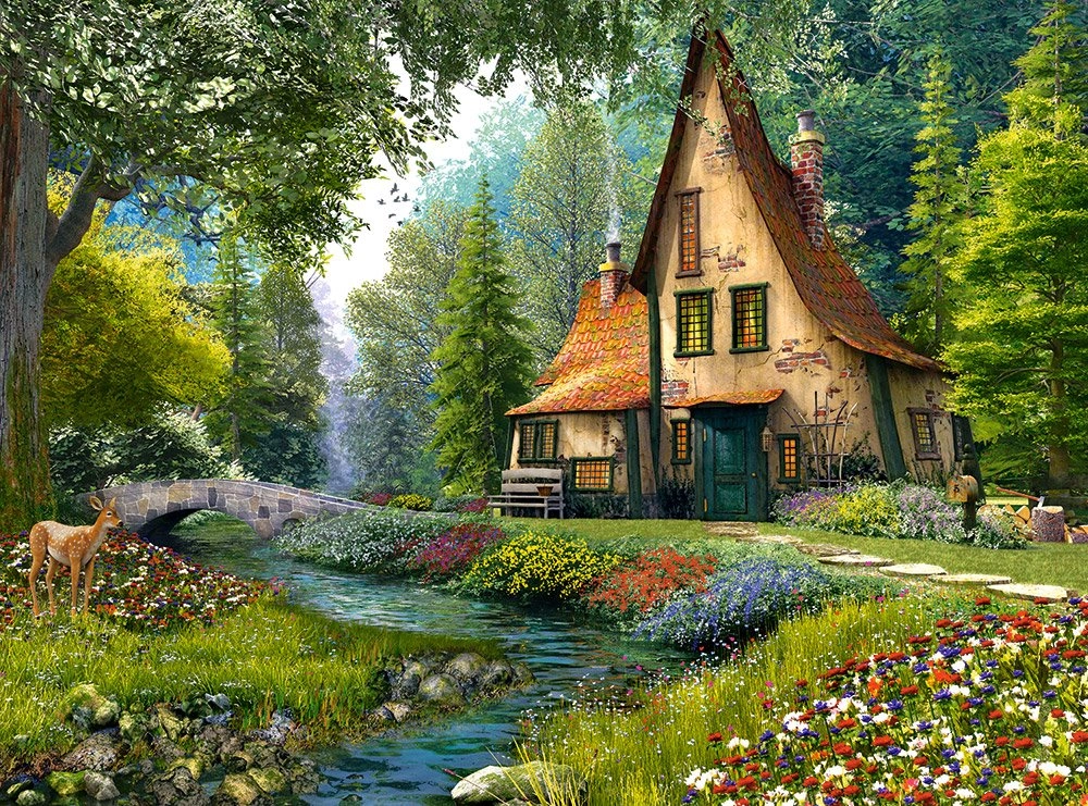 E-shop Castorland Toadstool cottage 2000 dielov