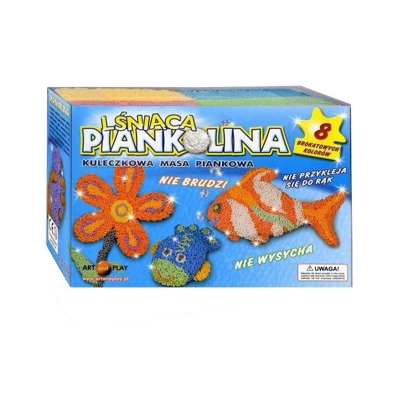 E-shop Piankolina – trblietavá modelína, 8 farieb