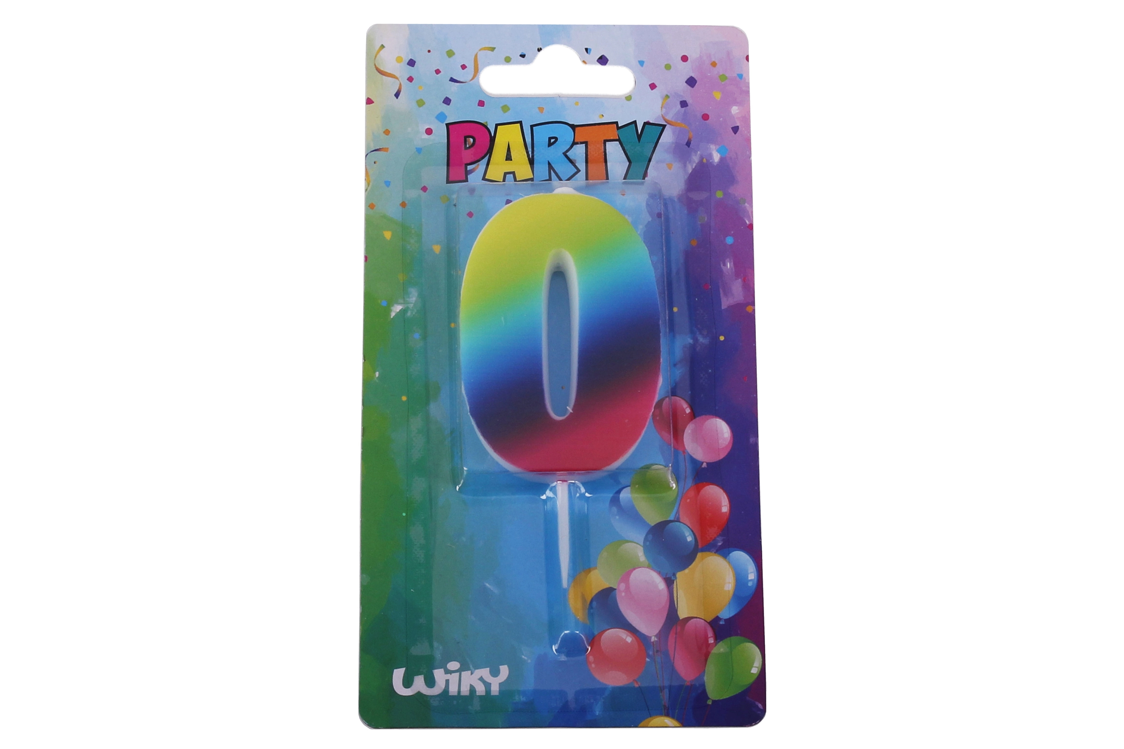 E-shop Wiky Párty sviečka číslo 60 Dúha WKW008561