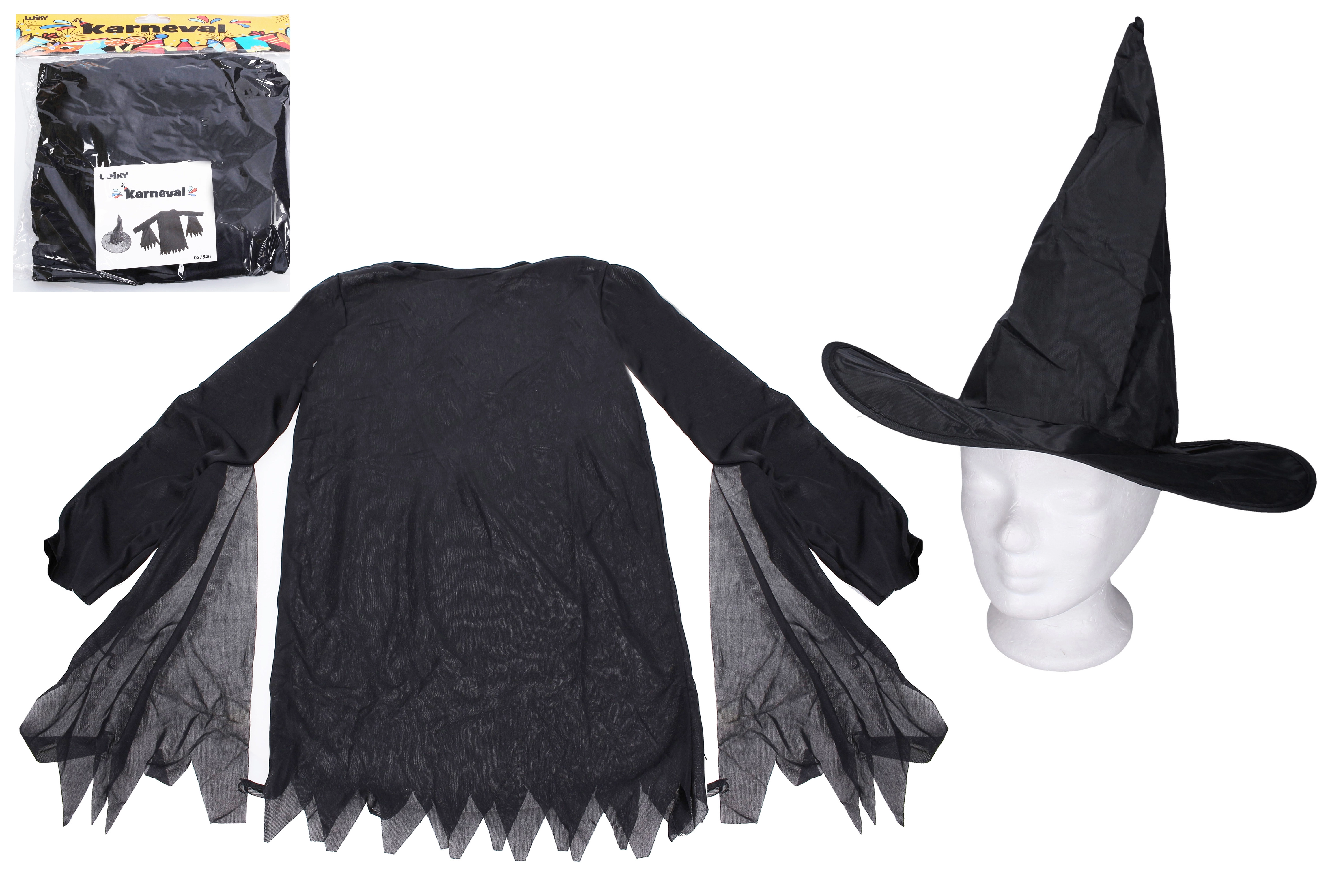 Wiky Set čarodejnice klobúk WKW027546