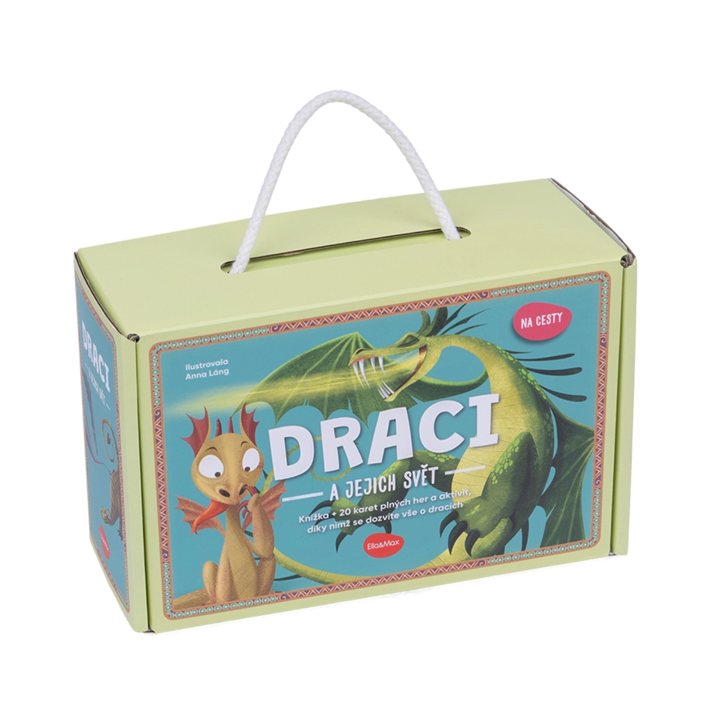 E-shop Draci a ich svet box s knihou a hrami na cesty