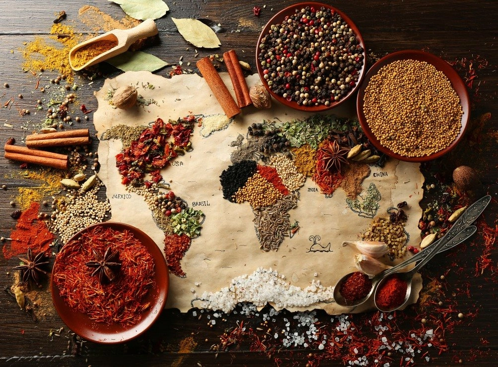 E-shop Grafika World map in Spices 2000 dielov