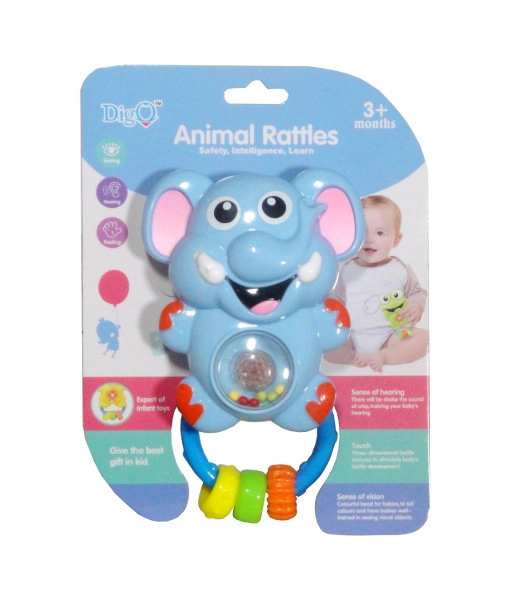 Chrastítko pre bábätko slon