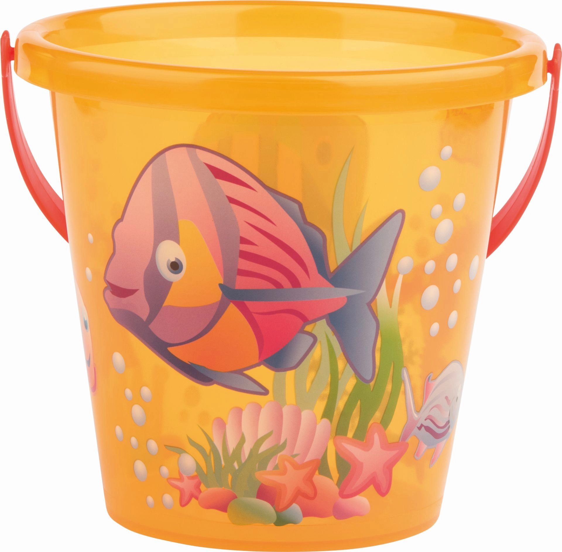 E-shop Androni Vedierko rybičky priehľadné 17 cm