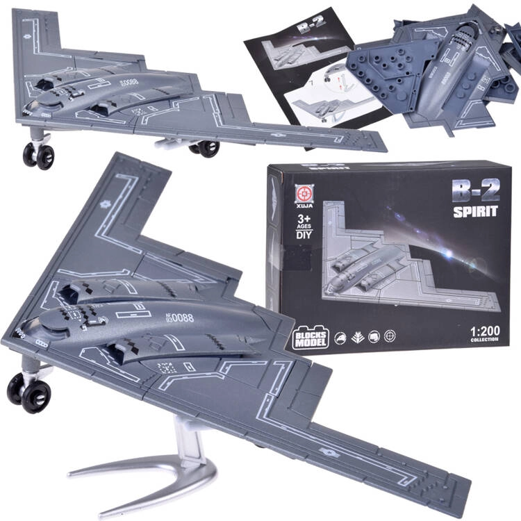 E-shop mamido Postav legendárny bombardér B-2 Spirit model Lietadlá 1:200