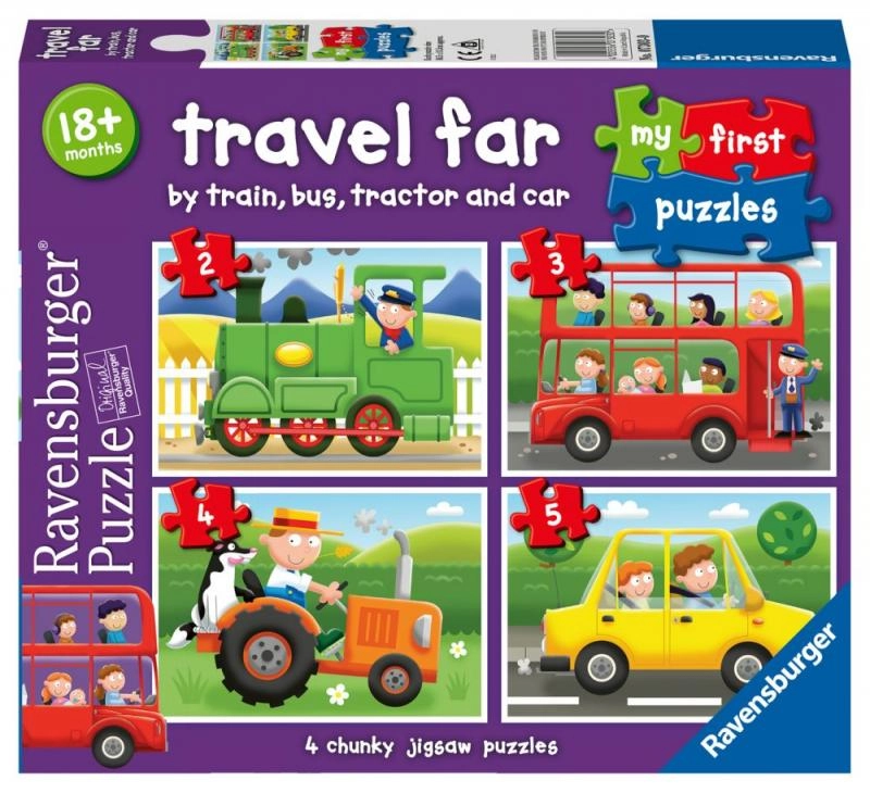 E-shop RAVENSBURGER Moje první : Dopravní prostředky 4v1 2,3,4,5 dielov