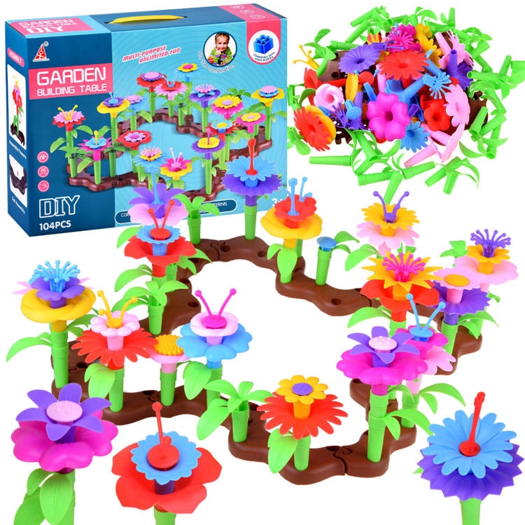E-shop JOKO Kreativní stavebnice Flowers 104 ks