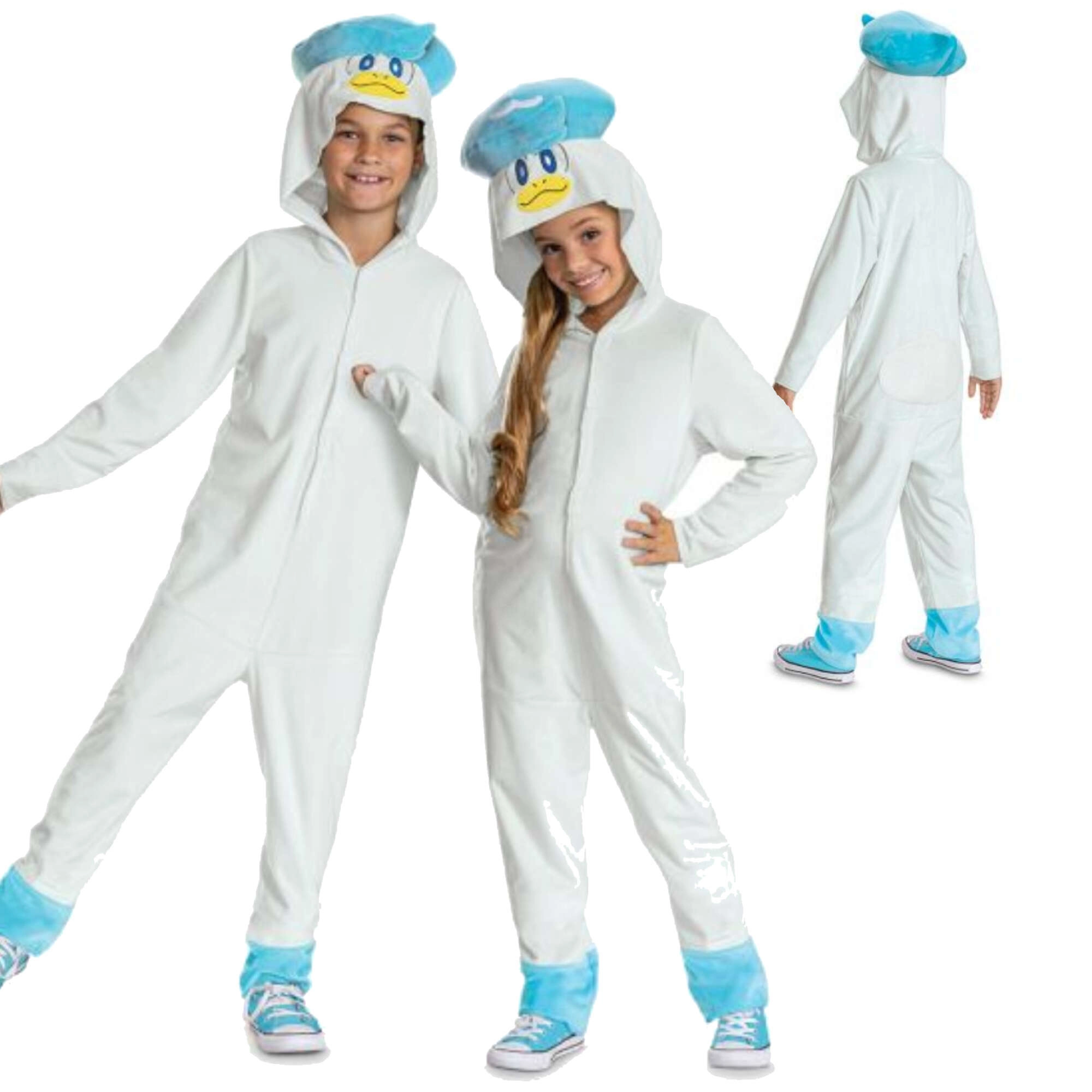 Detský kostým POKEMON Quaxly kigurumi s kapucňou 127–136 cm (7–8 rokov)