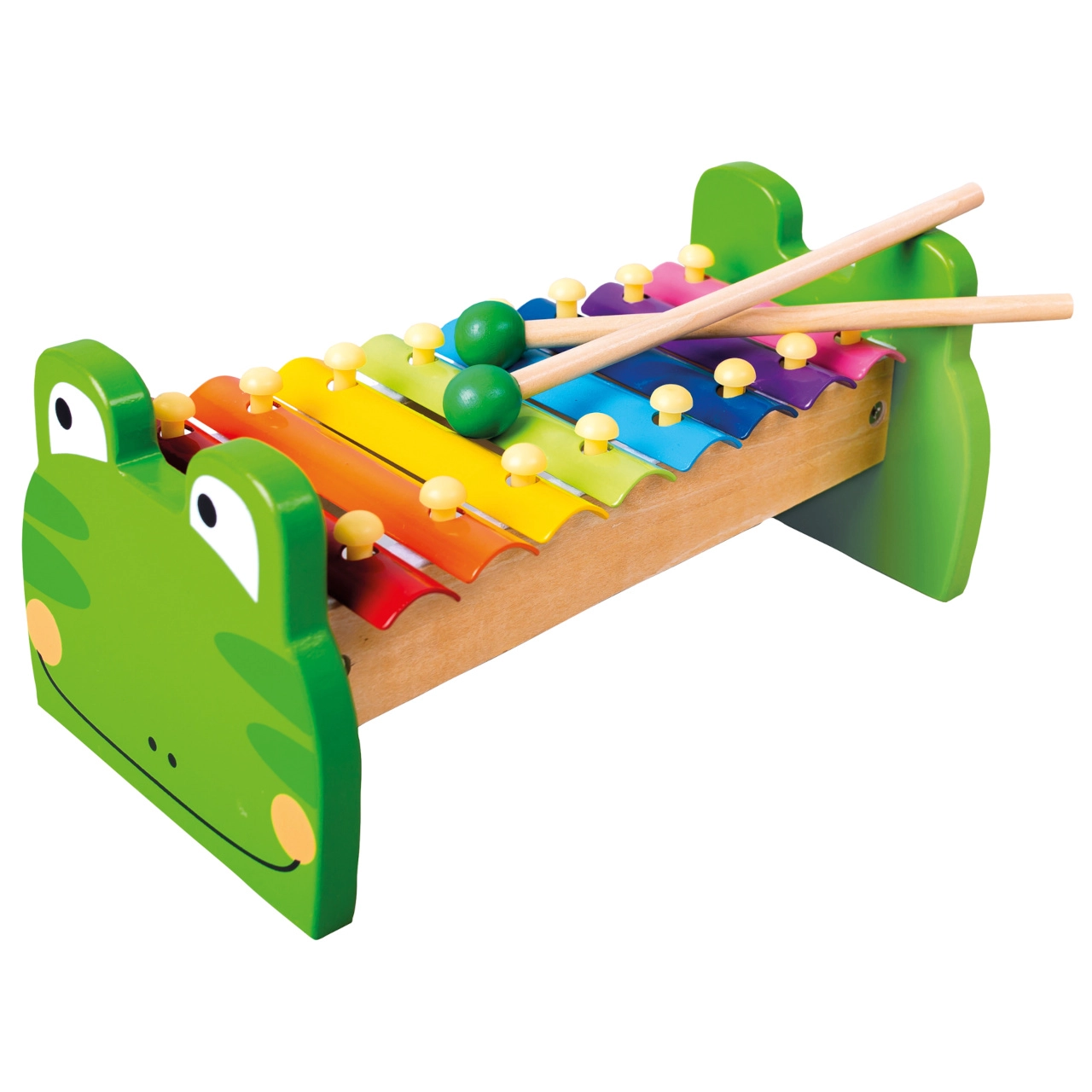 E-shop Bino Kovový Xylofón Žabka