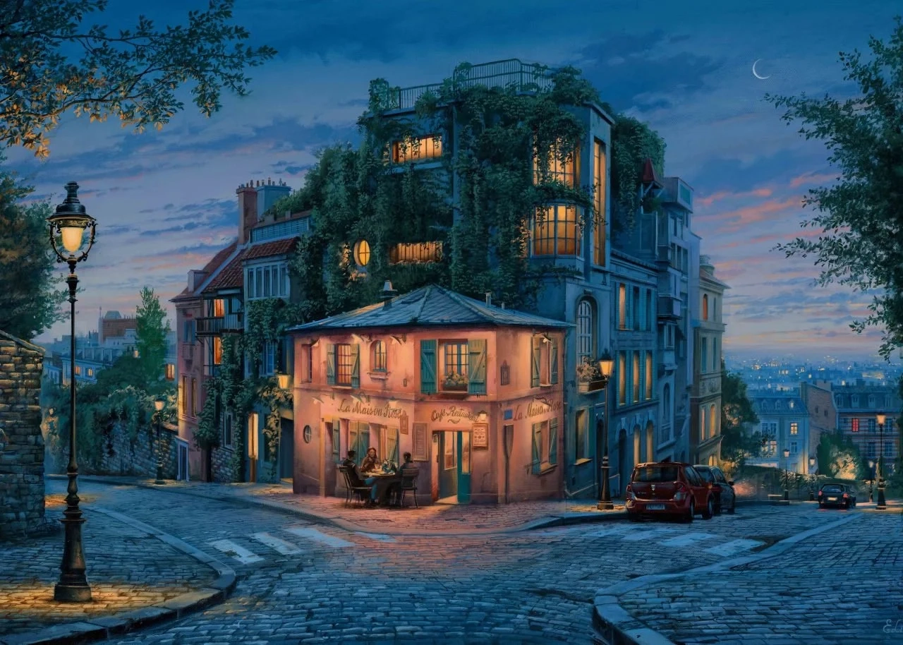 E-shop Art La Maison Rose Růžový dům 1000 dielov