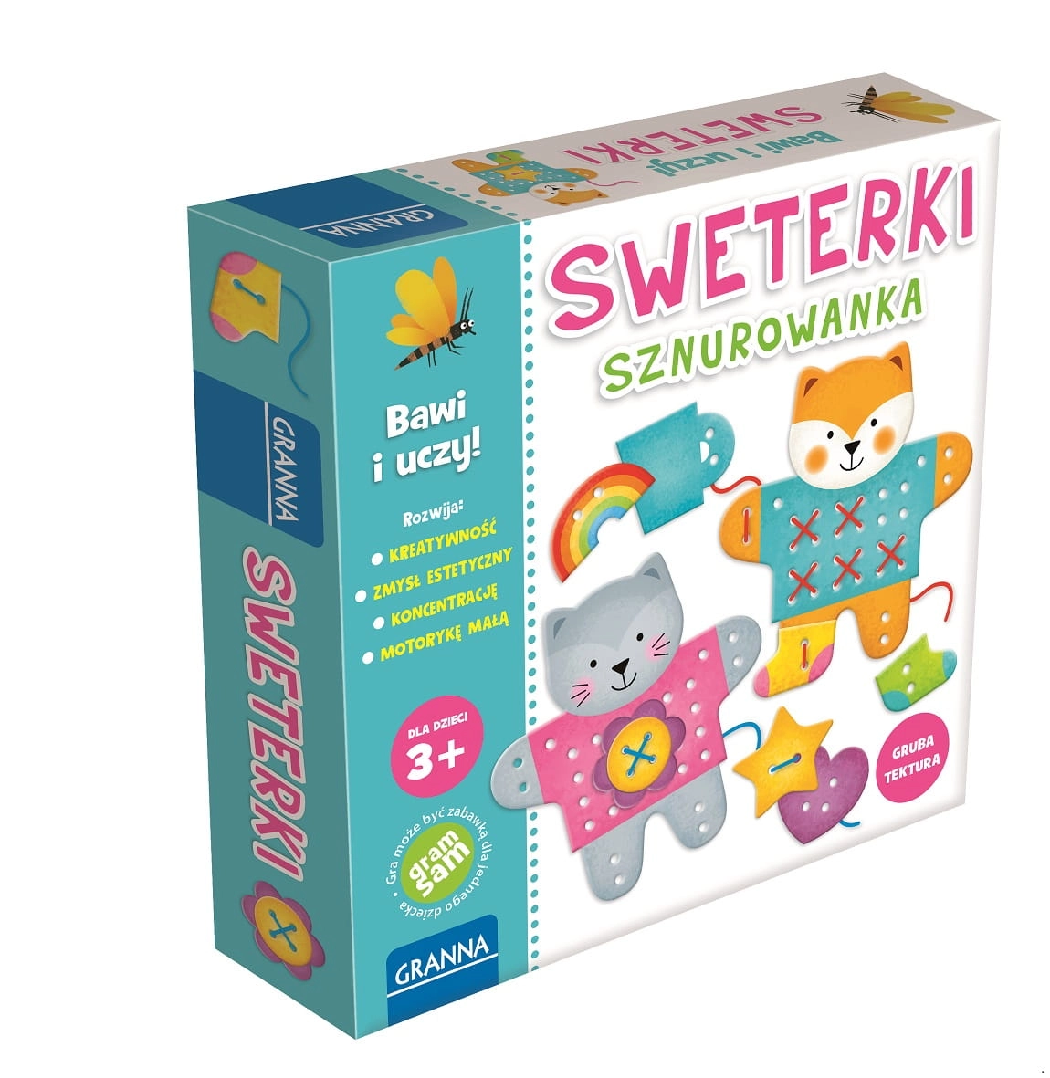 E-shop Šnurovacie svetříky Granna – kreatívna hra pre deti od 3 rokov