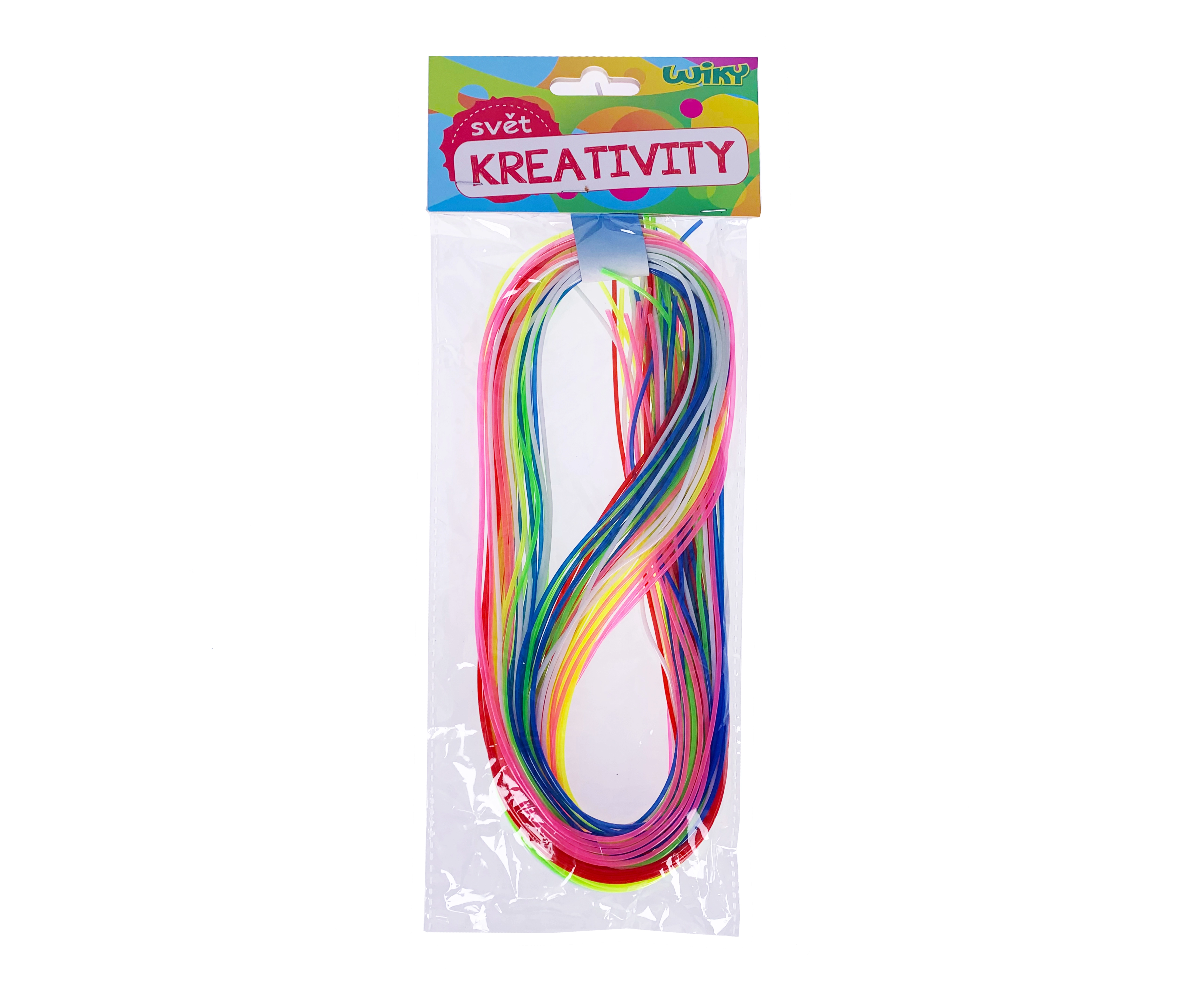 E-shop Zaplétací provázky bužírky třpytivé glitter 105cm 35ks