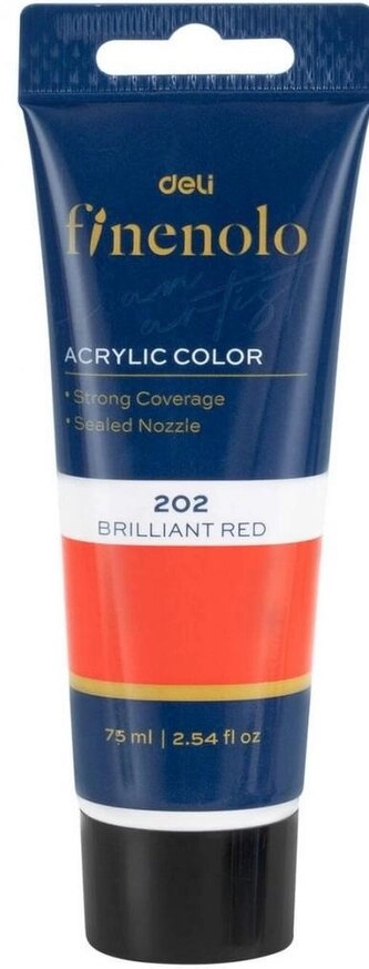 E-shop Akrylová farba 75 ml červená