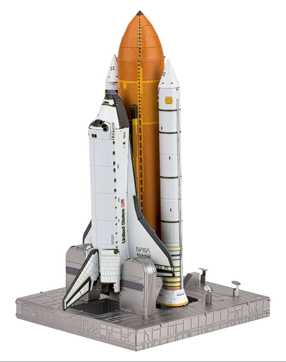 E-shop Metal Earth Luxusná oceľová stavebnica Štartovacia sada raketoplánu